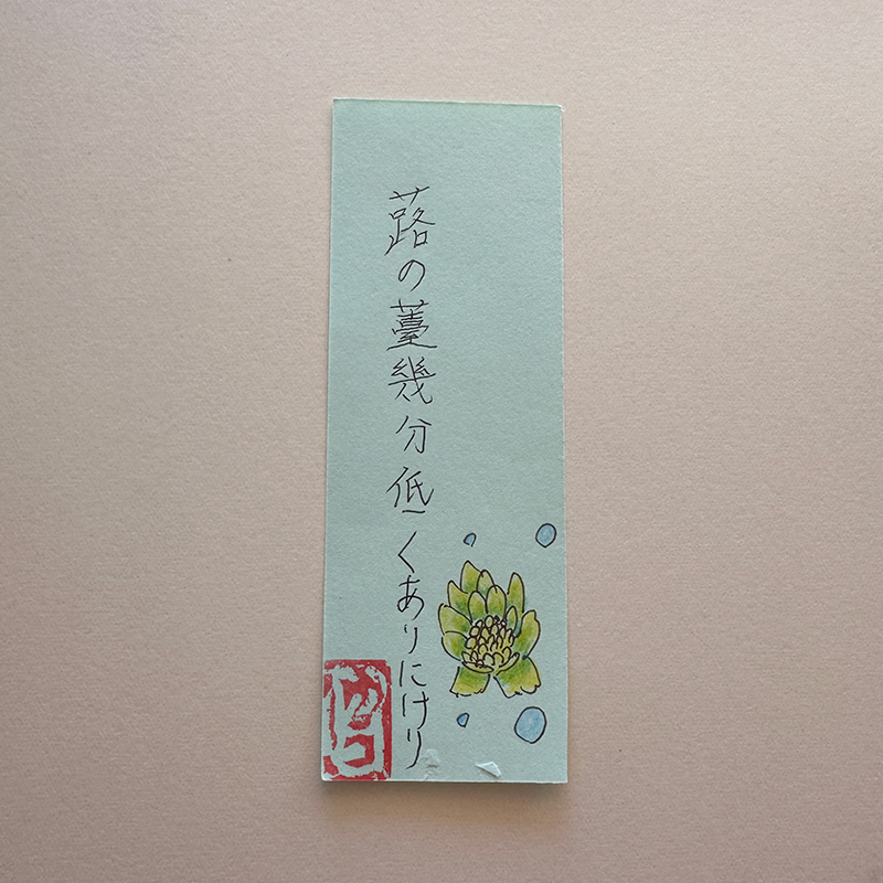 蕗の薹 幾分低くありにけり