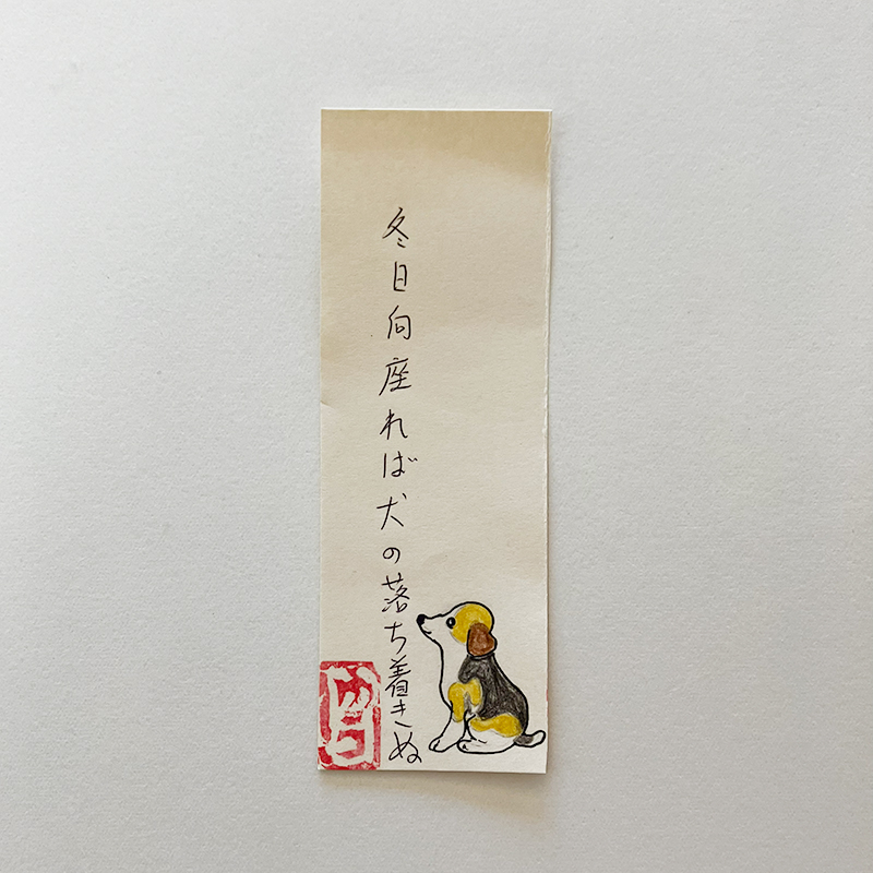 冬日向産れば犬の落ち着きぬ